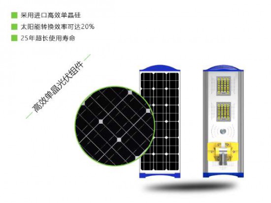 一体化太阳能路灯40-80W（集成分布光源）-2